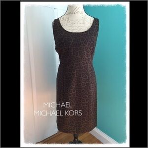 MICHAEL MICHAEL KORS Leopard Print Dress